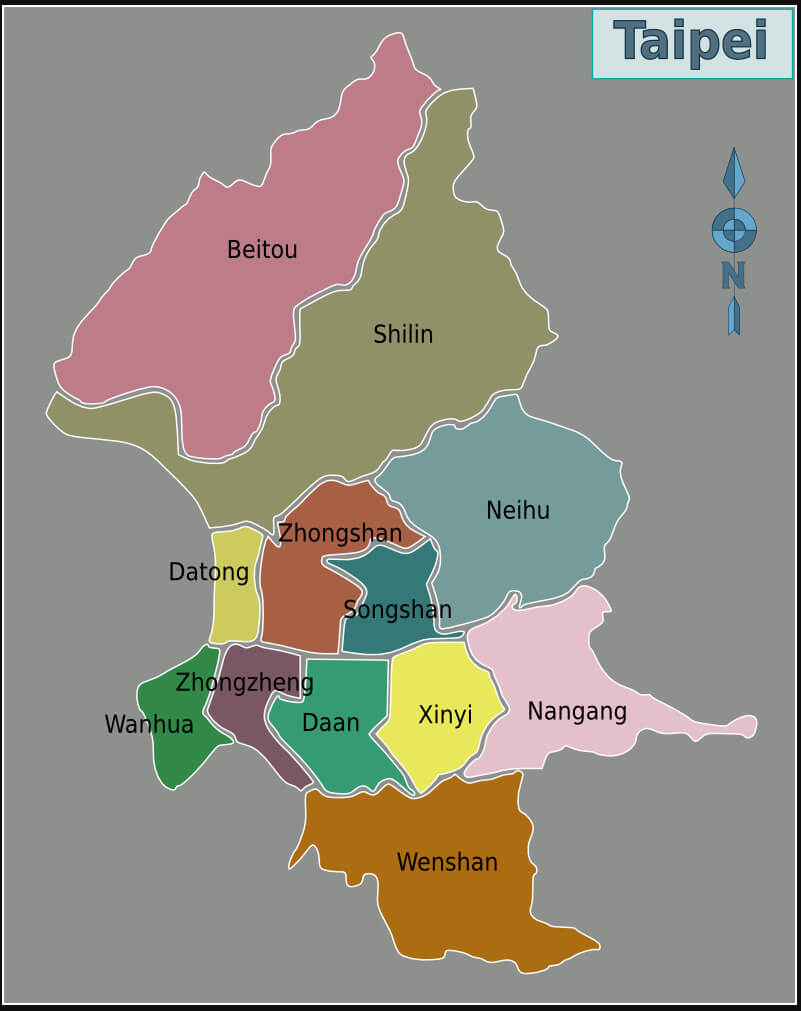 Taipei City Map